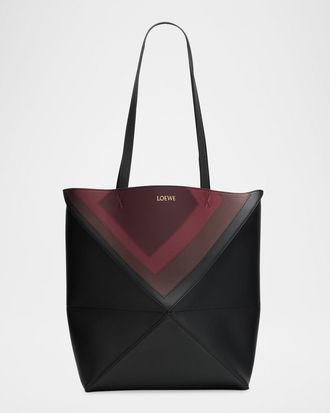 Loewe x Albers Puzzle Fold Tote Bag in Nappa Leather