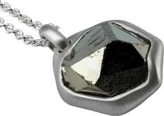 Parts Of Four sterling silver Halos pyrite necklace - unisex - Sterling Silver/Pyrite - One Size