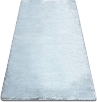 RugsX Modern carpet TEDDY NEW dream 47 shaggy, plush, very thick silver grey 60x100 cm
