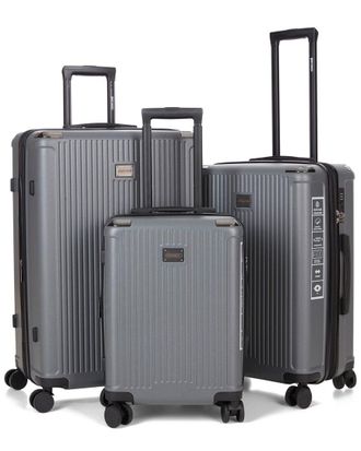 Roberto Cavalli 3pc Expandable Softcase Luggage Set