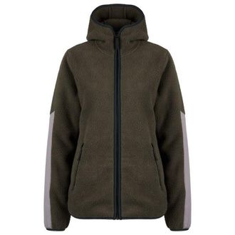 Stoic NorrvikSt. Pile Fleece Hoody Fleecejacke für Damen | oliv