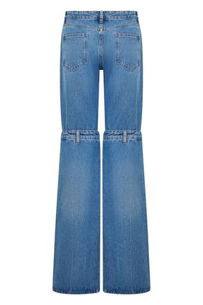 Coperni Wide-Leg Flared Jeans - Blue