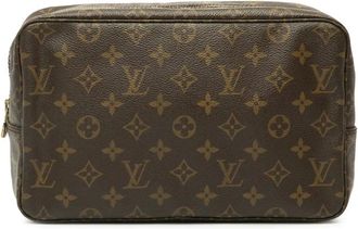 Louis Vuitton 1987 Monogram Trousse Toilette 28 clutch bag - unisex - Fabric - One Size - Brown