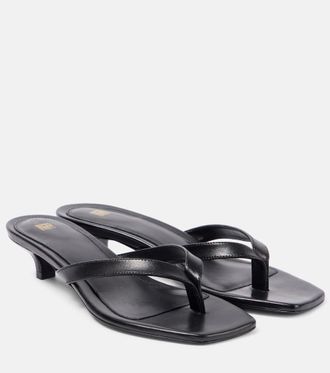Toteme Leather thong sandals