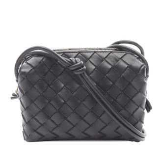 Bottega Veneta Pre-owned Bottega Veneta Mini Lambskin Intrecciato Loop Camera Bag Ladies GCINUNDBU5B73UQT