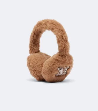 Max Mara Camel hair and silk ear muffs