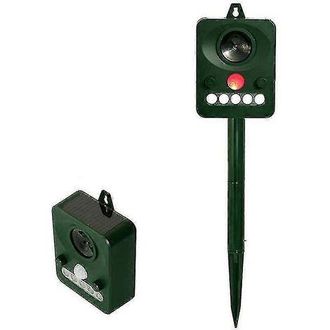 2B Solar Ultrasonic Bird Repeller Dog Repeller Strobe Infrared Light Animal Repeller Sound And Light Bird Repeller