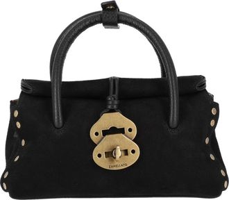 Zanellato Dotta Jones Nabuk - Bags - Mujer - Negro - ONE SIZE