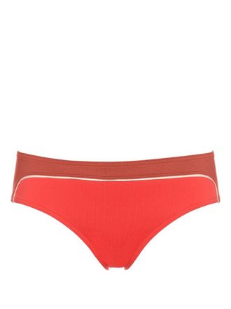 Eres Slip bikini a contrasto - Rosso