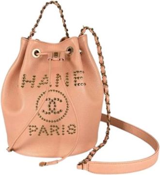 Chanel Pre-owned Vintage Bucket Bag - Pre-owned - Mujer - Rosa - ONE SIZE