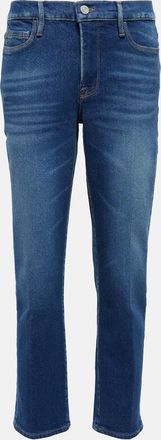 Frame Denim Le Nouveau mid-rise straight jeans