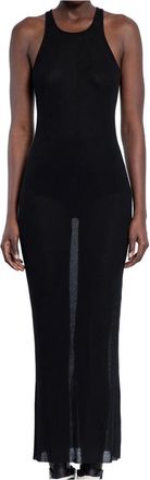 Rick Owens Abito Tank Dress - Dames - Maxi kleedjes - Zwart - S - Kleedjes