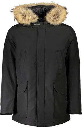 Woolrich Black Cotton Men Mens Jacket