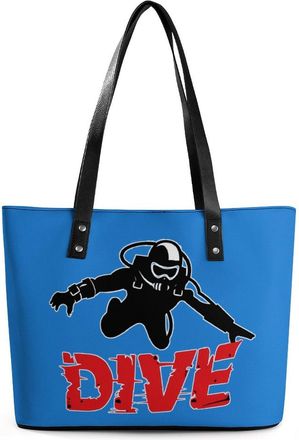 Generic SCUBA Dive Tote Bags for Women Cute Shoulder Purses Handbags