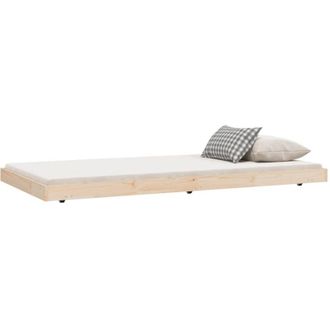 vidaXL Bed Frame without Mattress 90x200 cm Solid Wood Pine vidaXL