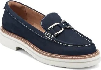 Easy Spirit Sezaira Loafer in Dark Blue at Nordstrom, Size 10