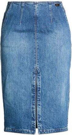 Elisabetta Franchi HOSEN & R&Ouml;CKE - Jeansr&ouml;cke auf YOOX.COM