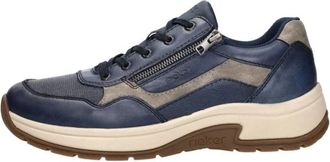 Rieker Veterschoenen Laag - Heren - Sneakers - Blauw - 45 EU - Schoenen