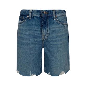 7 For All Mankind Denim Shorts, female, Blue, Size: W27 Denim Shorts