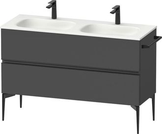 Duravit Duravit - Sivida Mueble Bajo Lavabo, 2 Cajones, Tirador Diamante