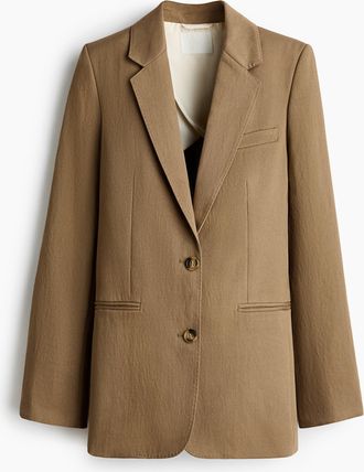 H&M Einreihiger Blazer - Beige