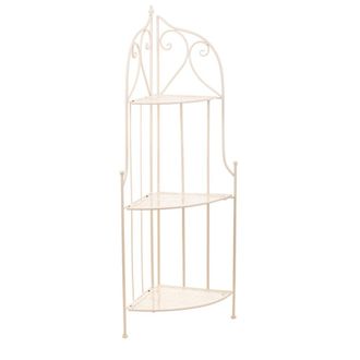 Wanderlust Deco Estanter&iacute;a de forja 30x30x120 blanca