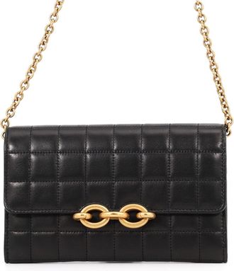Saint Laurent Black Chain/Shoulder Wallet (Pre-Owned)