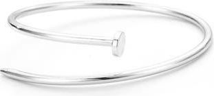 Adornia Nail Bypass Bracelet in Silver at Nordstrom Rack