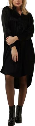 Co'Couture Harvey Volume Jurk - Dames - Korte kleedjes - Zwart - S - Polyester - Kleedjes