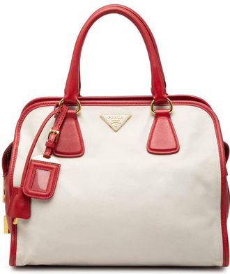 Prada Pre-owned Prada Bicolor Saffiano Handbag Ladies 2I83D7AAWVHULBQE