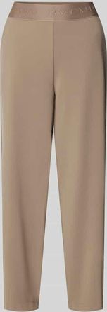Cambio Cambio Stoffhose in verkürzter Passform Modell ELENA in Taupe, Größe 32
