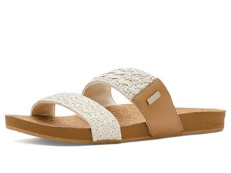 Reef Cushion Vista Womens Sandals Vintage Textile : 7.5 B - Medium, Faux Leather