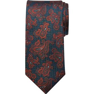 Joseph Abboud Mens Narrow Tie Rust - Size: One Size