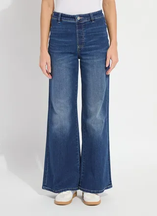 Lyss&eacute; Iris Wide Leg Everyday Denim (30.5 Inseam)