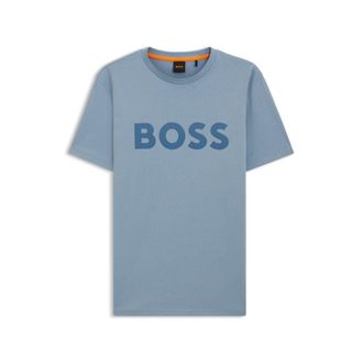 BOSS Logo-print T-shirt in cotton jersey