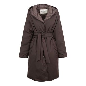Max Mara Omkeerbare donsjas - Dames - Mantels - Bruin - Maat: S Nylon