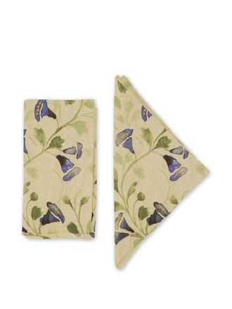 Cabana Giacomo napkins (set of four) - unisex - Linen/Flax - One Size - Neutrals