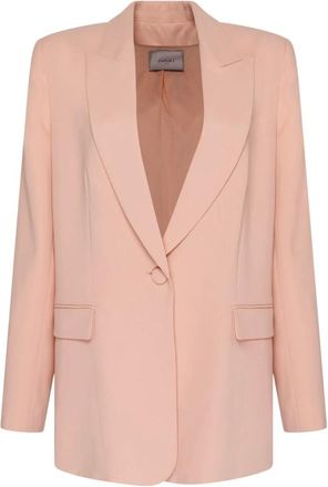 Twinset Dames, Jassen, Roze, Maat: 2XL Poliester