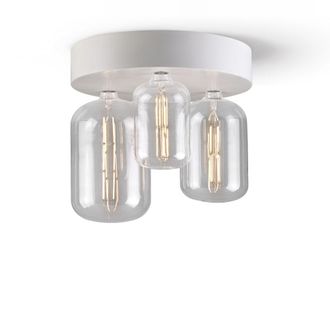 Daylight Italia L&aacute;mpara con roset&oacute;n blanco