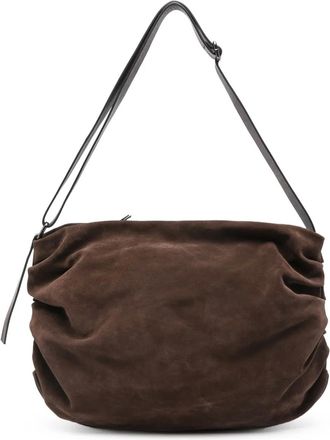 Reptiles House Schoudertas met ruches - Bruin