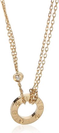 Cartier Pre-Owned Cartier Yellow Gold Diamond Love Necklace