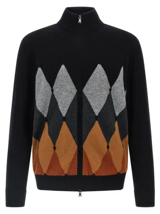 Ballantyne Cardigan Argyle