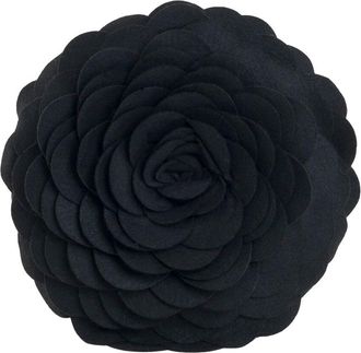 Saro Lifestyle Flower Pillow