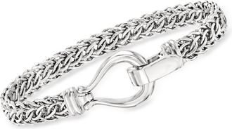 Ross-Simons Sterling Silver Cestina-Link Bracelet