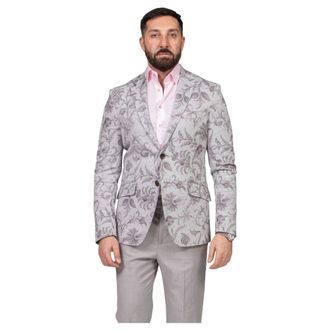 Etro Etro, Formal Blazers, male, Multicolor, Size: XL Giacca Roma In Jersey