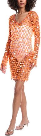 Milly Sequin Crochet Mini Dress