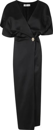 Raquel Diniz Wrap Kleedjes - Dames - Wikkelkleedje - Zwart - M - Kleedjes