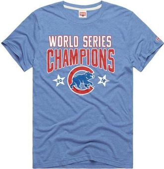 Homage Mens Homage Light Blue Chicago Cubs Tri-Blend Hyperlocal T-Shirt at Nordstrom, Size X-Large