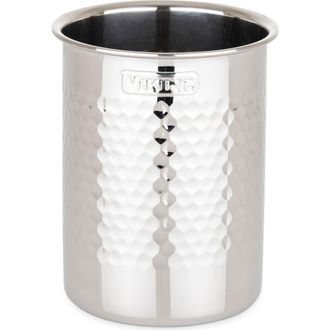 Viking Hammered Stainless Steel Utensil Holder in Silver at Nordstrom Rack