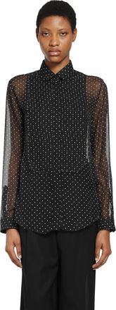 Tom Ford Polka Dot Silk Mulberry Shirt